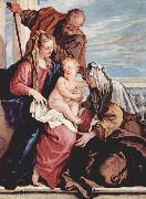 Sebastiano Ricci Heilige Familie mit Hl Anna oil painting on canvas